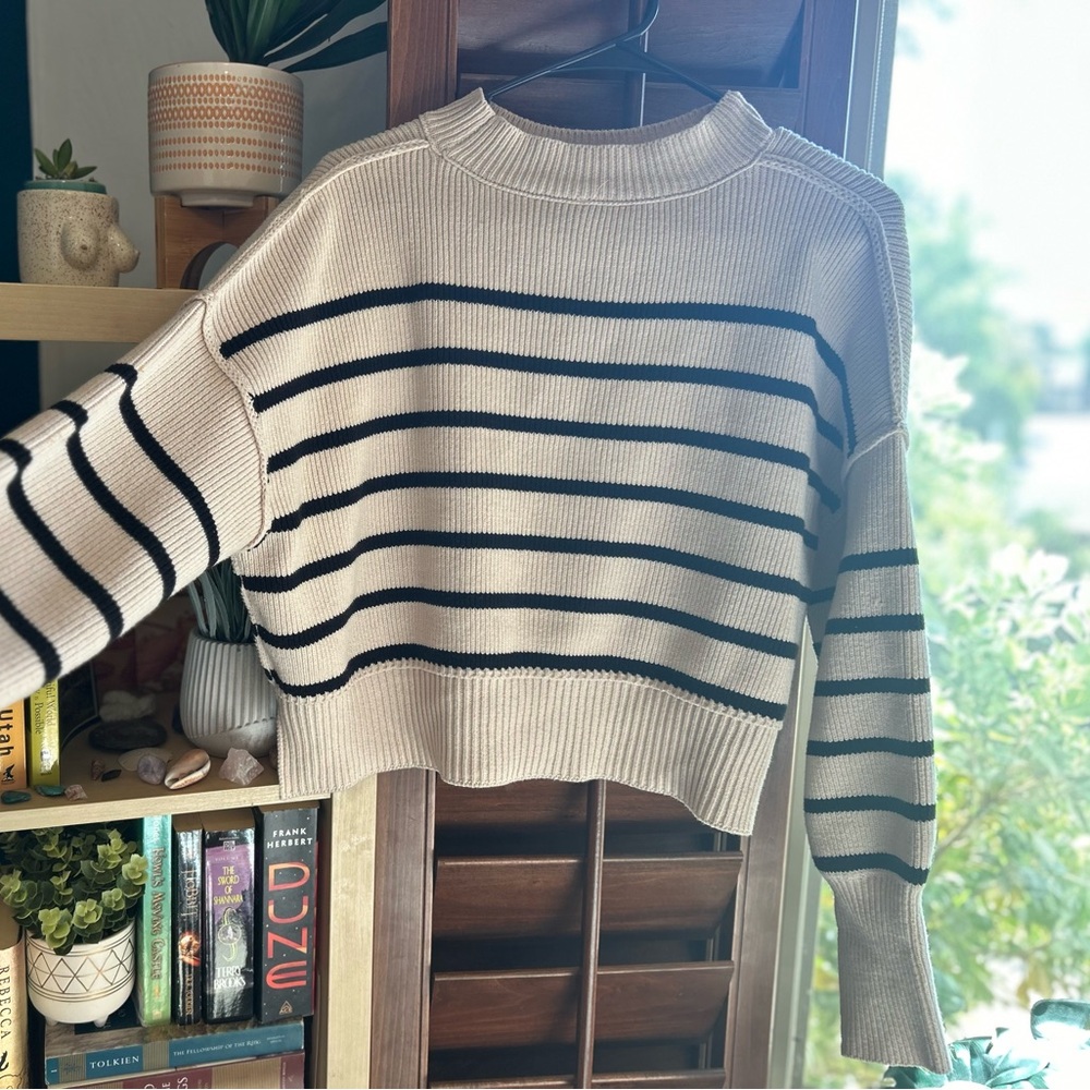 Free People Striped Sweater✨